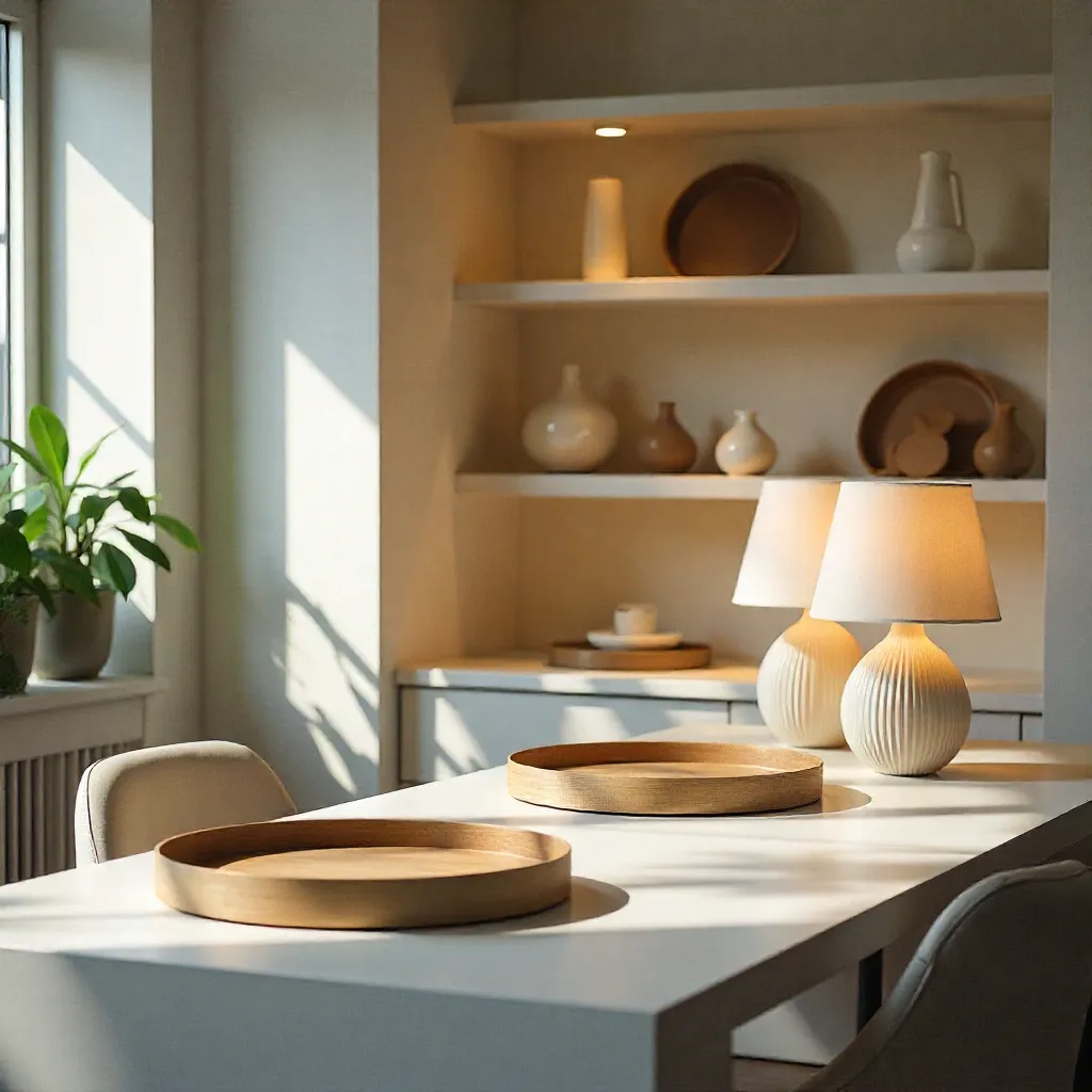 Ceramic pen holder with matte glaze