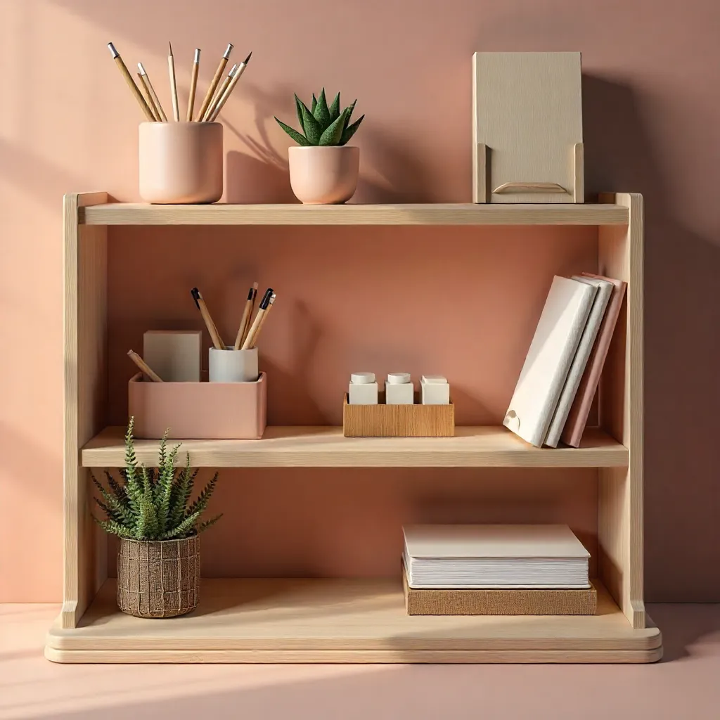 Cherry wood letter holder