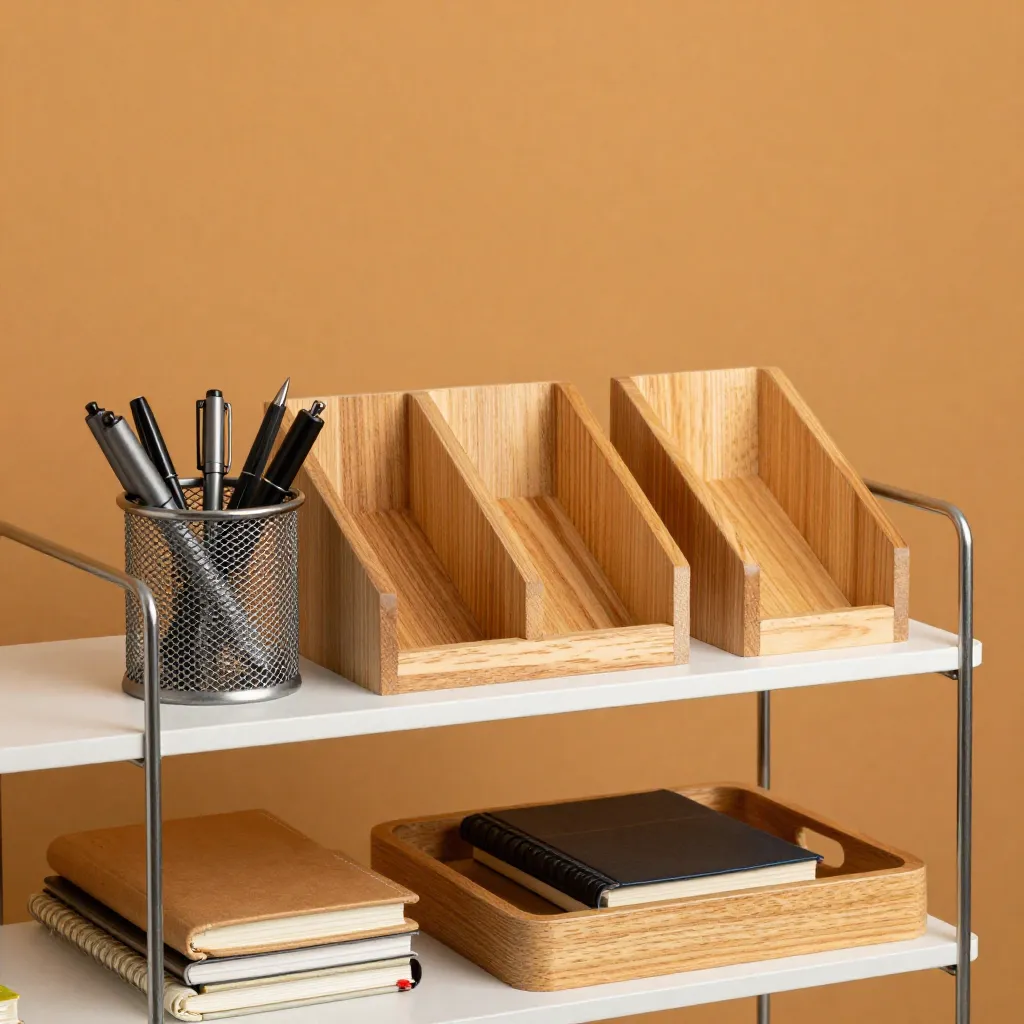 Minimal desk setup promoting focus